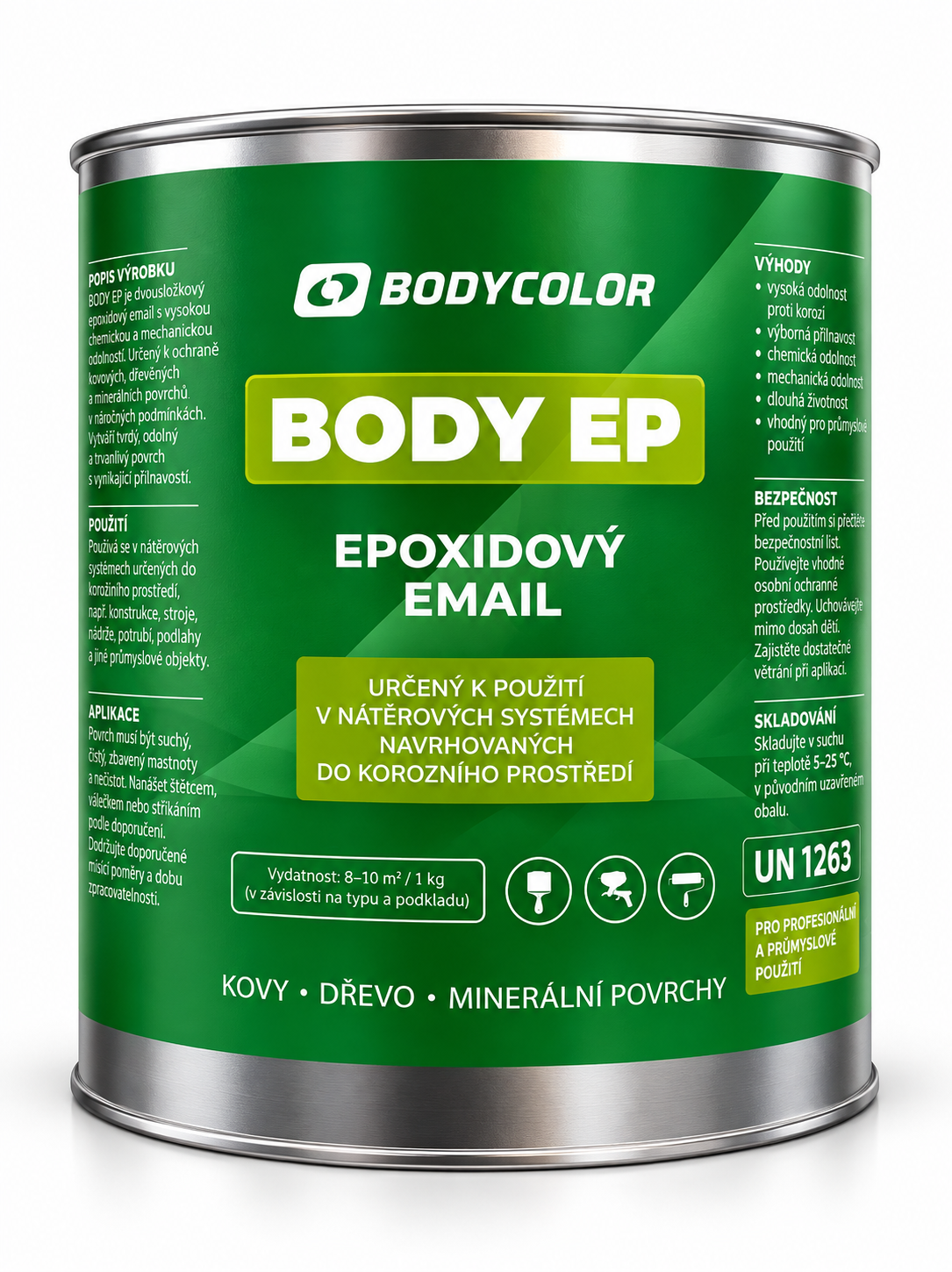 Epoxidové farby POLOMATNÉ 2,25 L / 3,62 kg