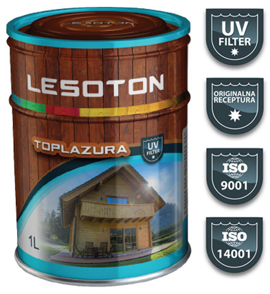 LESOTON hrubovrstvá laková lazúra na drevo
